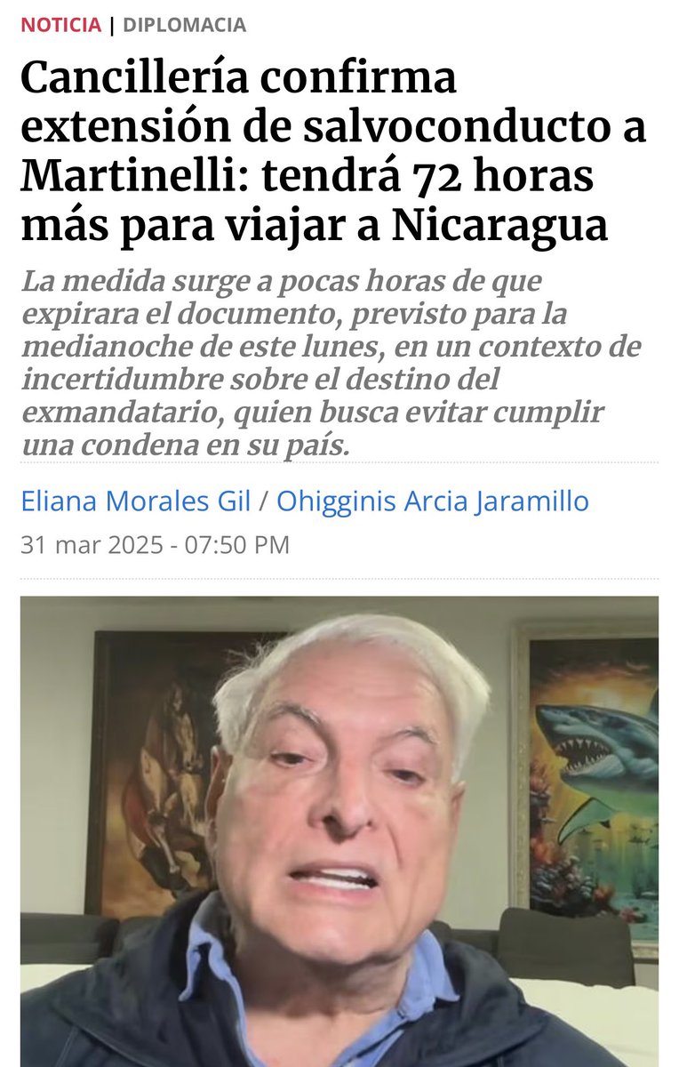 Si Mulino revocó su renuncia irrevocable, no es de sorprender que su canciller prorrogue un salvoconducto improrrogable.