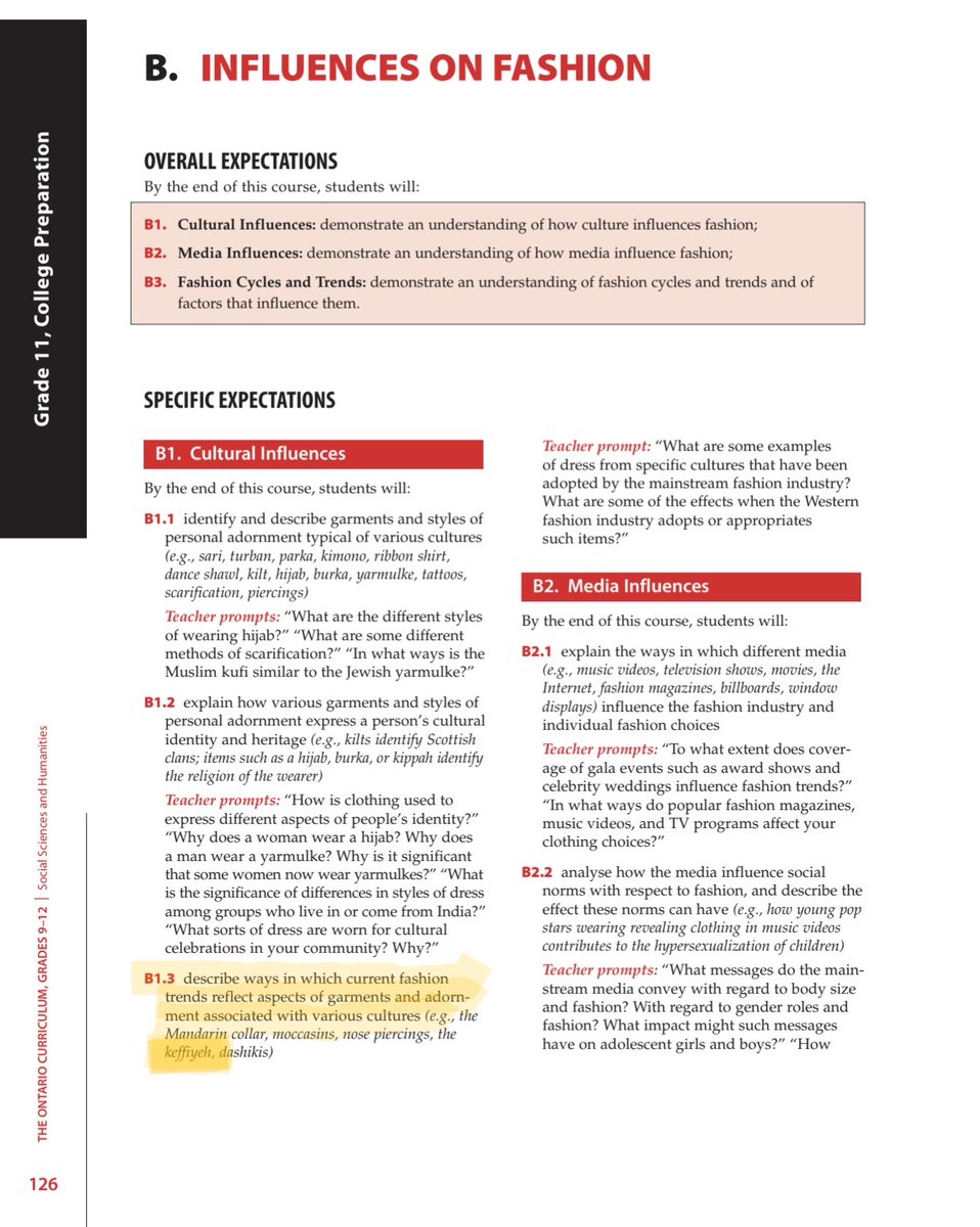 DerikChica's tweet image. Did you know that the keffiyeh is explicitly in the Ontario Social Science Secondary Curriculum?
It's a cultural symbol and should be permitted in schools around #onted, being protected by the Ontario Human Rights Code.
#onpoli