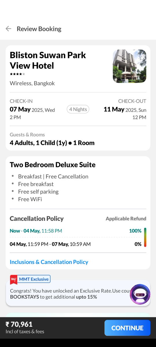 c_pratheek's tweet photo. @makemytripcare @makemytrip Is this what MMT Platinum means? You charge more premium to loyal customers? - Extra of ~5K is being charged for platinum member 
Can someone explain the logic behind this?

#makemytripscam #MMTFraud https://t.co/kWUB4aYq3o