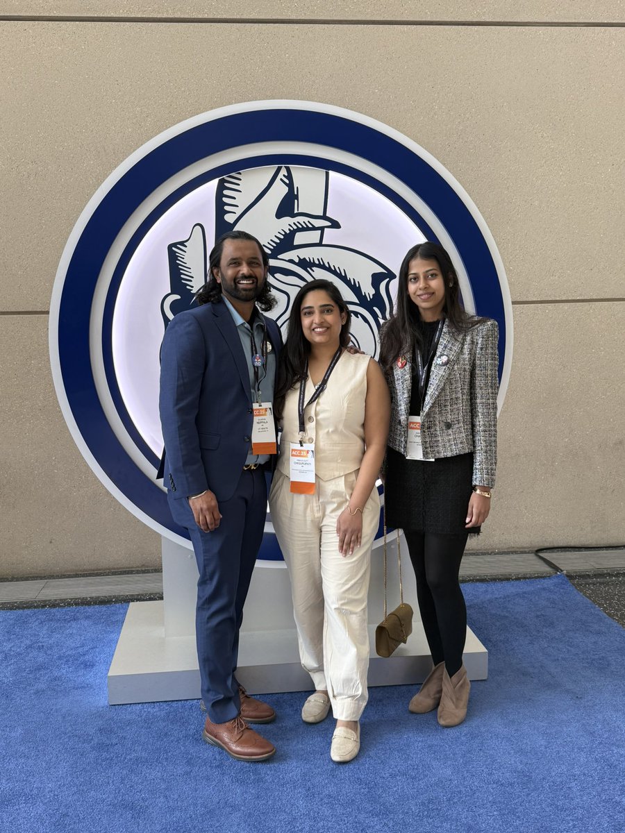 Wrapping up an amazing time at #ACC25! Great catching up with old friends, making new ones, and soaking in all the cardiology vibes.
Especially thrilled to meet my future Cardiology PD, Dr. Nekkanti and co-fellows at the conference!

Grateful for the memories — until next time!