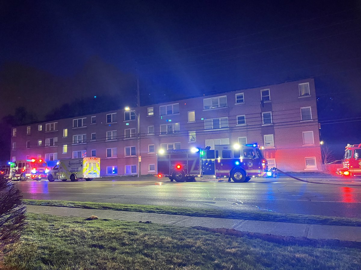 London Fire Department (@ldnontfire) on Twitter photo Active Incident - Structure Fire - 1011 Adelaide St N
Crews are on scene of a 4 storey apartment building with a unit fire on the 4th floor. E4 has deployed hose lines for search, rescue and fire control. Adelaide St N is closed north of cheapside. ^gm <a href="/CityofLdnOnt/">City of London</a> #ldnont Active Incident - Structure Fire - 1011 Adelaide St N
Crews are on scene of a 4 storey apartment building with a unit fire on the 4th floor. E4 has deployed hose lines for search, rescue and fire control. Adelaide St N is closed north of cheapside. ^gm <a href="/CityofLdnOnt/">City of London</a> #ldnont