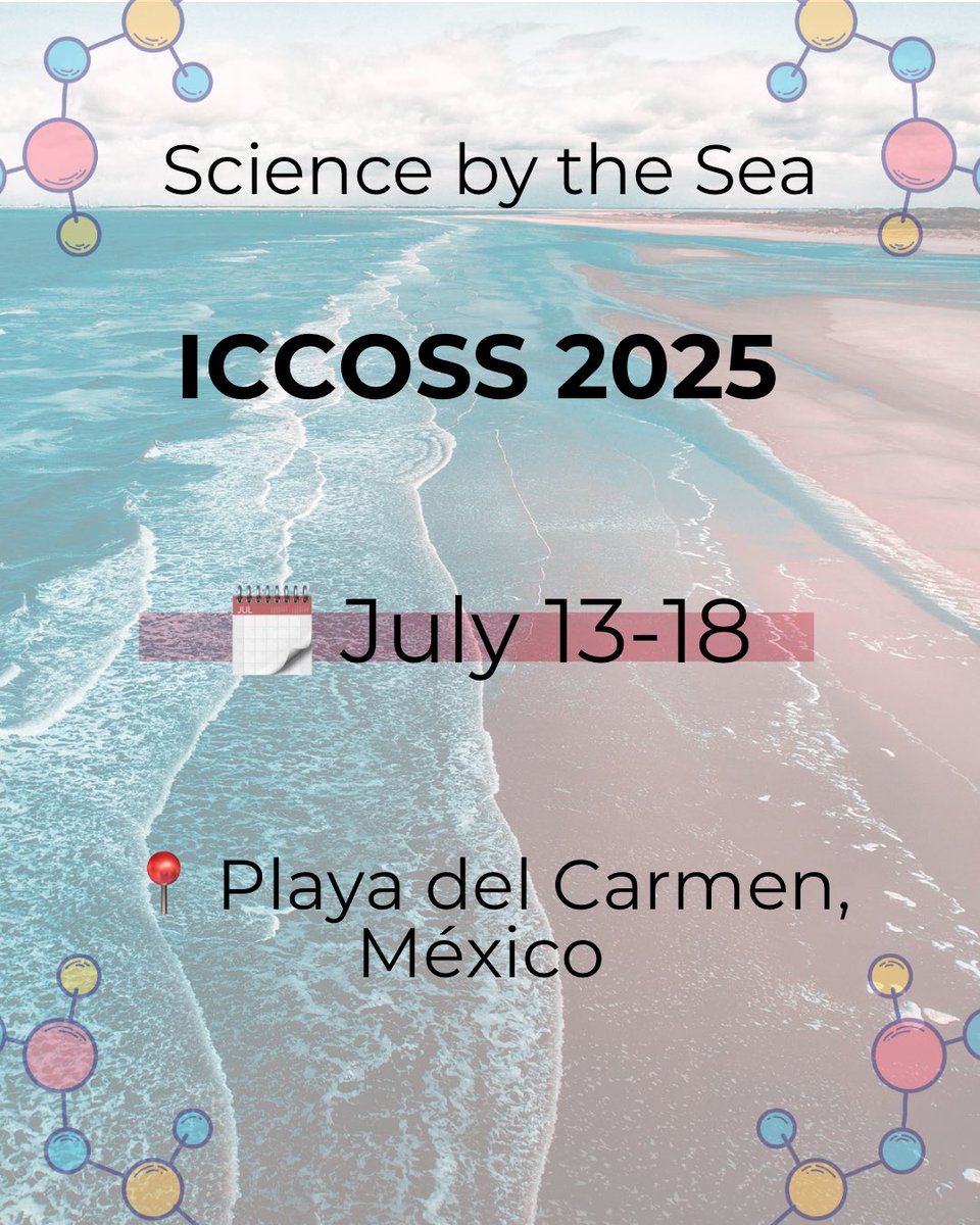 ICCOSS 2025 (@iccoss2025) on Twitter photo Join us at ICCOSS 2025 – a forum dedicated to the latest advances in the design, understanding, and function of organic crystalline materials. ✨🔬
📌 Registration and information: link in bio 🔗
📩 For inquiries: iccoss2025@iquimica.unam.mx
We look forward to seeing you there! Join us at ICCOSS 2025 – a forum dedicated to the latest advances in the design, understanding, and function of organic crystalline materials. ✨🔬
📌 Registration and information: link in bio 🔗
📩 For inquiries: iccoss2025@iquimica.unam.mx
We look forward to seeing you there!