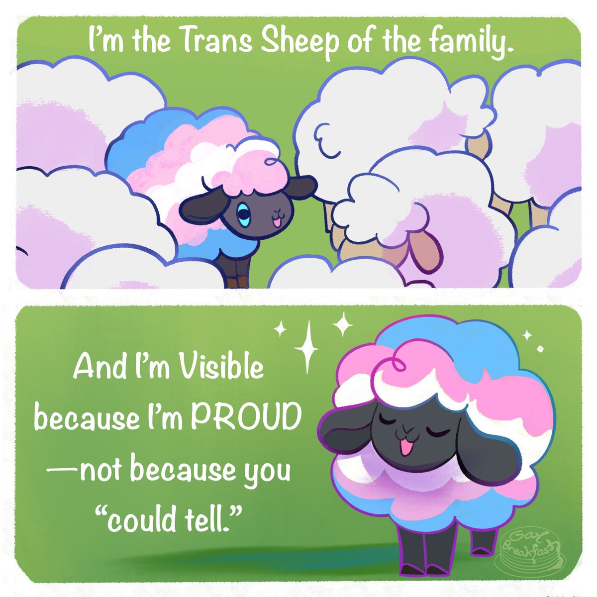 🏳️‍⚧️🐑 Happy Trans Day of Visibility 🐏🏳️‍⚧️