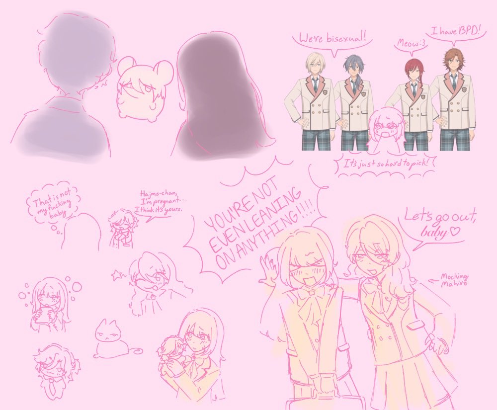 ok final image for tonight goodnight all,, this is old but idgaf bless up koisuru scramble #enstars #koisuruscramble