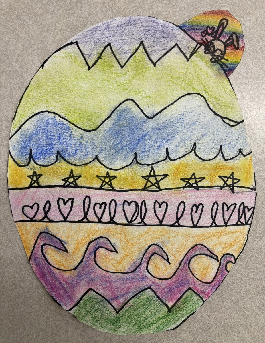 More of our Easter art. 🐣🎨 #ocsbArts