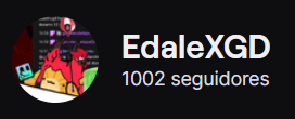 EdaleX_GD's tweet photo. Una meta que me propuse hace meses y porfin la logro, se que varias veces me volvia inactivo pero pese a todo eso lo logre, en 1 año y un poco más consegui porfin los 1K , gracias a todos por esto nc como agradecerles :´´3 https://t.co/RzHQcc8wV3