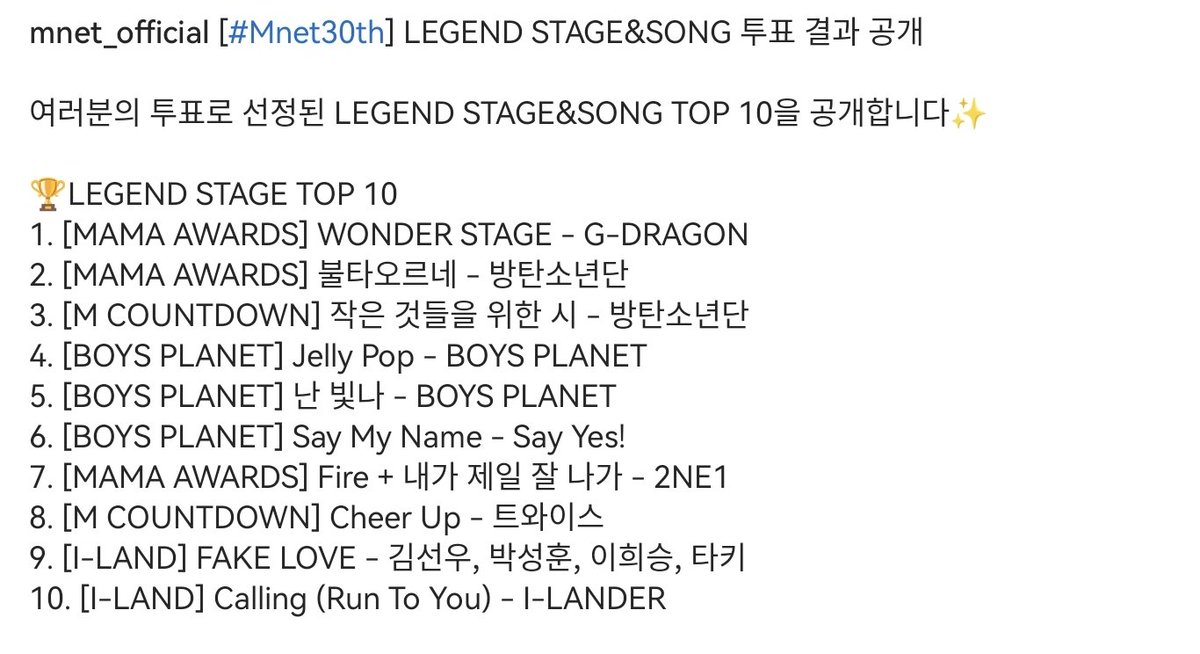 WhiteTamar1's tweet photo. Congrats G-Dragon #1 MNET LEGEND STAGE (#Mnet30th) 🎉

1⃣ [MAMA AWARDS] WONDER STAGE - G-DRAGON
#GDRAGON https://t.co/r96m7W9LIq