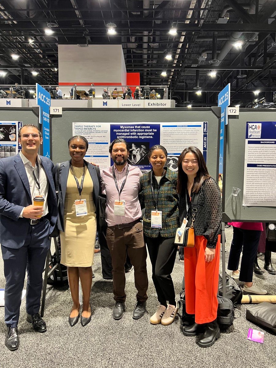 Enat Arega (@aregaenat) on Twitter photo Had an incredible time at #ACC25!🫀💖 Truly such an honor to learn from + share research with passionate individuals from around the world. Grateful for my phenomenal co-residents <a href="/uclaimchiefs/">UCLA Internal Medicine Chief Residents</a> and UCLA cardiology mentors <a href="/uclaCVfellows/">UCLA Cardiology Fellowship</a> <a href="/datsunian/">Eric H Yang, MD</a> <a href="/A_SteinMerlob/">Ashley Stein-Merlob, MD</a> <a href="/lizhutchinsmd/">Elizabeth Hutchins</a> Had an incredible time at #ACC25!🫀💖 Truly such an honor to learn from + share research with passionate individuals from around the world. Grateful for my phenomenal co-residents <a href="/uclaimchiefs/">UCLA Internal Medicine Chief Residents</a> and UCLA cardiology mentors <a href="/uclaCVfellows/">UCLA Cardiology Fellowship</a> <a href="/datsunian/">Eric H Yang, MD</a> <a href="/A_SteinMerlob/">Ashley Stein-Merlob, MD</a> <a href="/lizhutchinsmd/">Elizabeth Hutchins</a>