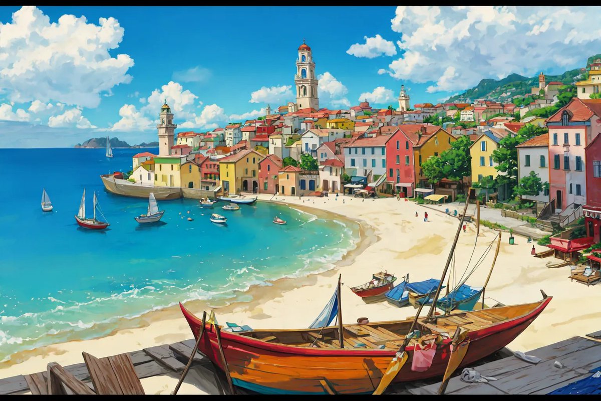 Seaside Vacation
#AIart #AIイラスト #ghiblistyle #animegenius