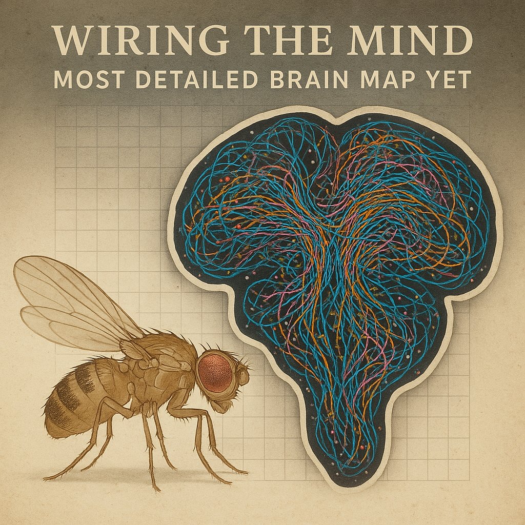 SCICCLTDA's tweet image. Scientists have mapped a fruit fly&apos;s brain, revealing intricate neural networks. This breakthrough could revolutionize our understanding of brain function. #Neuroscience