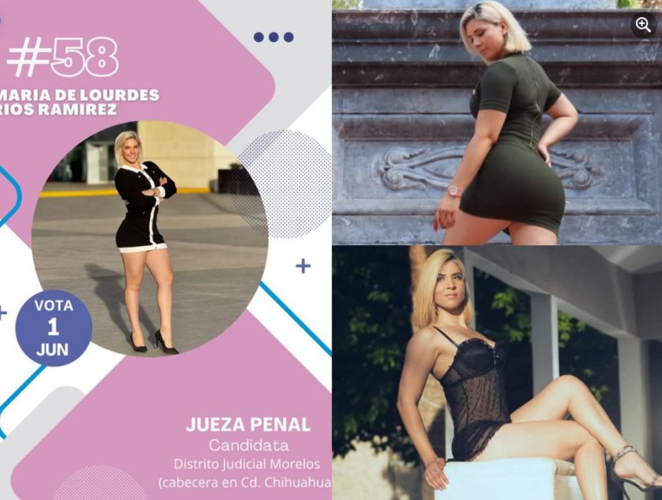 ¿Adivinen a cuál de las dos le permitieron competir para ser Jueza?
En esto convirtieron el Poder Judicial.