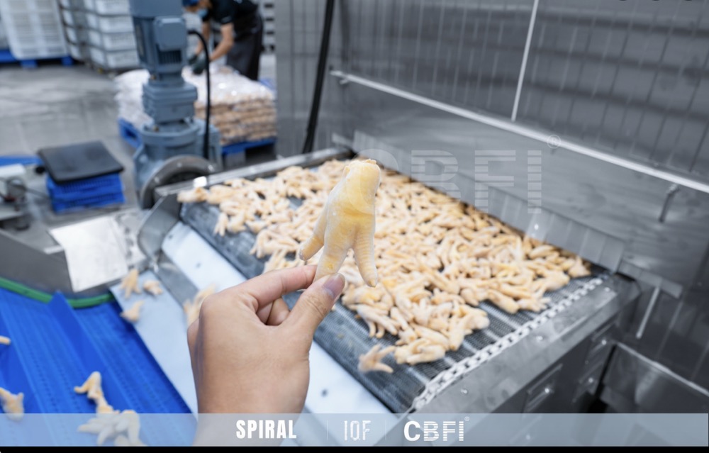 PenhSi's tweet photo. Case of a Double Spiral 1.5 T/H IQF Solution for Chicken Feet

Keeping Freshness and Quality with IQF Technology

Today, we’re excited to share a glimpse into one of our recent client projects: a dual-spiral IQF freezer capable of processing 1.5 ton of chicken feet per hour
#IQF https://t.co/BFW7SDzd10