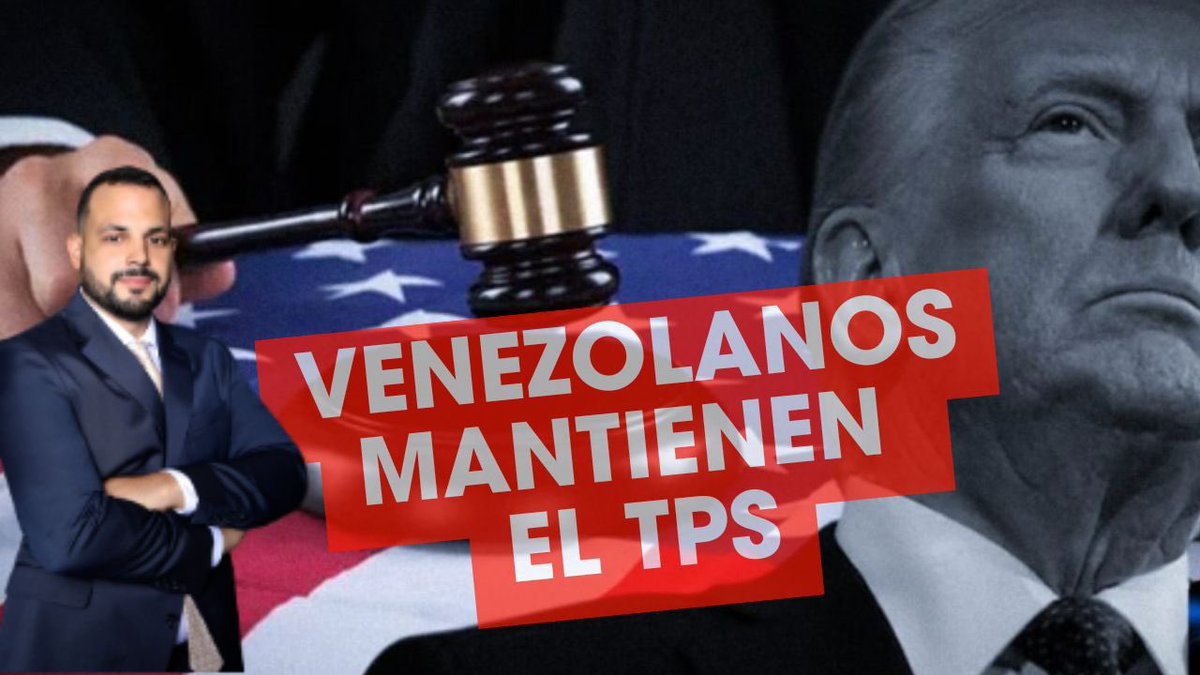 El abogado de inmigración <a href="/johndelavegalaw/">John R. De La Vega, P.A.</a> habla sobre la vigencia del #tps de los venezolanos, los detalles en nuestro canal YouTube youtu.be/FRBpW374Bm4?si… entrevista cortesía de <a href="/VPITV/">VPItv</a>