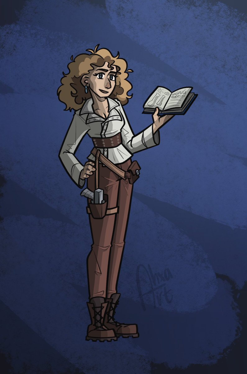 Ahxa_a's tweet photo. Some more doctor who, just a quick draw of river in my favorite outfit of hers <3

#art #artist #doctorwho #riversong #melodypond #thedoctor #doctorandriver #commissions #commission #ahxaart https://t.co/oy8RNkIA8z