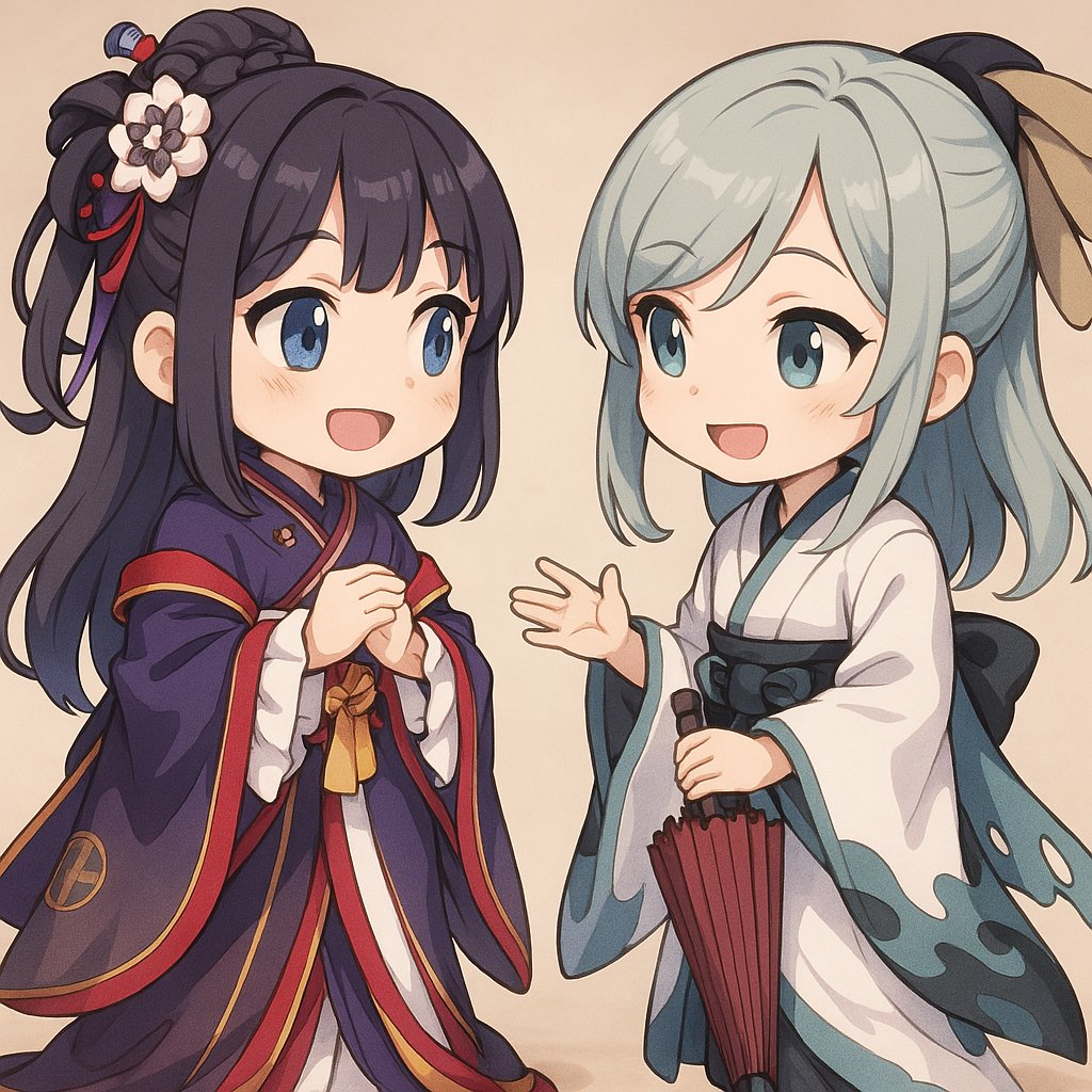 Hitachino3's tweet photo. ひこにゃんとほや丸くんが談笑してるシーンを城プロに置き換えるとこういうことですか！？　丸岡ちゃんって片目隠してないと印象違いますね… https://t.co/gzfsxYuVGZ