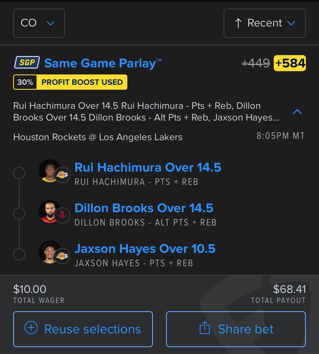 SGP for the late nba 🤞🏾☘️🙏🏾

#MrFadeDaPublic
#GamblingX 
#GamblingTwitter 
#GamblingCommunity