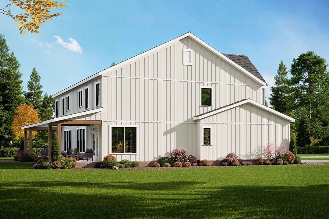 Meet our newest addition to the multi-family collection - Plan 009-00442! 🌷 

Completed with a total of 3,690 sq. ft. of heated living space, making each unit offer 1,980 sq. ft., 3 bedrooms, 2.5 bathrooms, and a garage with space for 2 vehicles: bit.ly/4jdo9PH