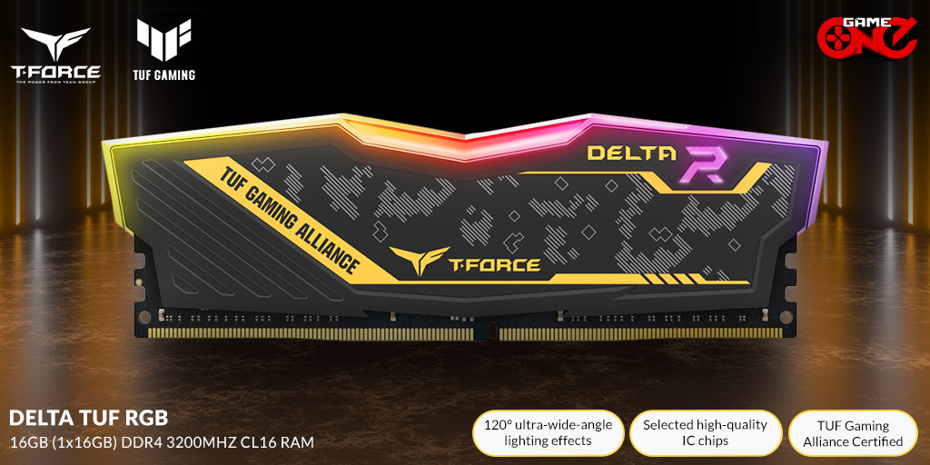 gameoneph's tweet image. Boost your gaming rig with the Teamgroup T-Force TUF RGB 16GB 3200MHz DDR4 Black Desktop Memory.

🛒Shop Now: bit.ly/3IEYizO

#teamgroup #Tforce #desktopmemory #DDR4 #pcperipherals #pcparts #pcupgrade #gameoneph