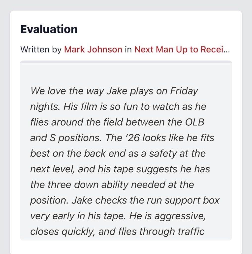 Jakesnyder08's tweet image. Thank you @MJ_NFLDraft and @PrepRedzoneWI for the mention!
@BEHSFB