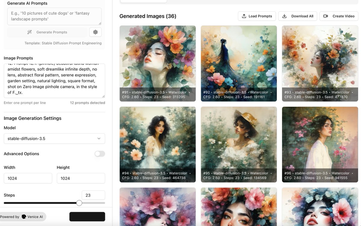 A community member made this Image Batcher Generate AI images at scale  across all models and settings supported by Venice Requires an API key...  this one is preloaded with some credit, expires
