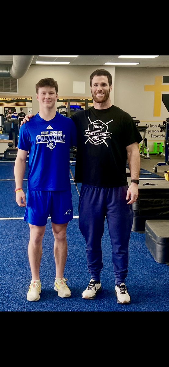 JacksonNaeve's tweet image. Had a great spring break back home attacking my goals. Looking forward to starting spring ball this week and competing in camps soon.
As iron sharpens iron, so one man sharpens another - Proverbs 27:17