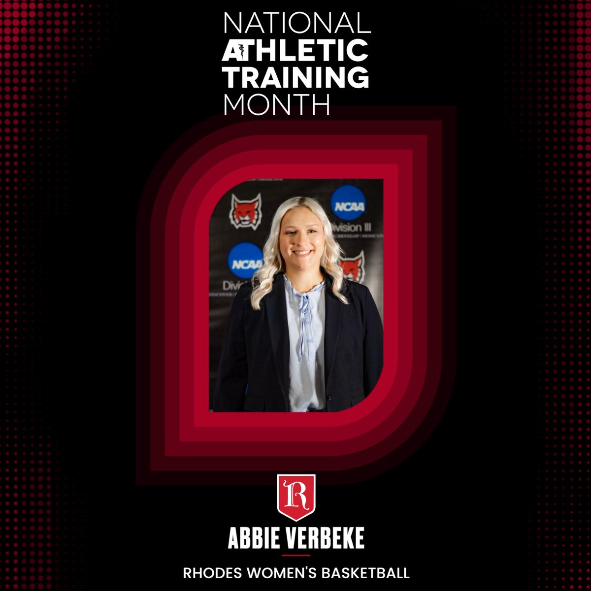 Happy National Athletic Training Month!! Thank you Abbie for everything you do for our team!! 🏀