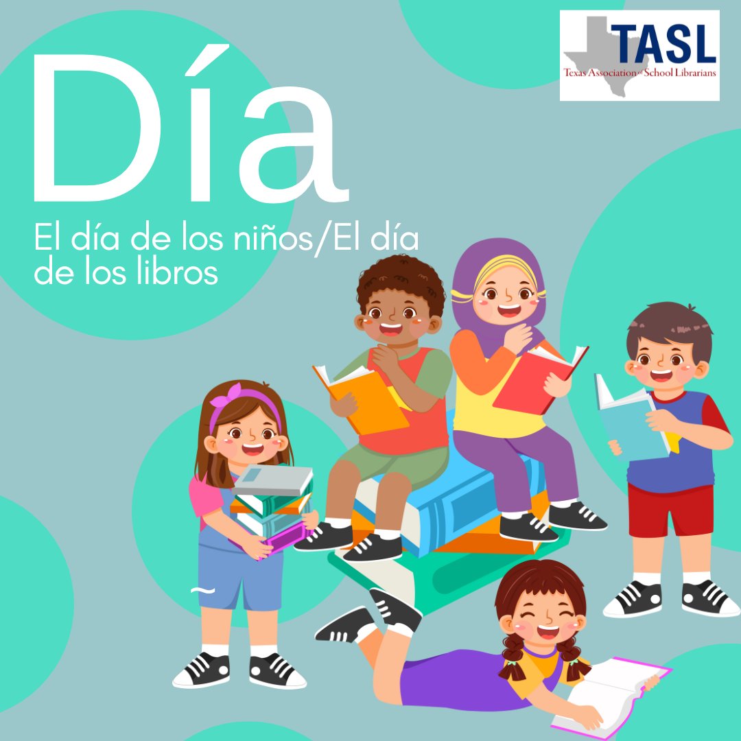 Celebrate El Dia de los Ninos / International Children's Book Day by sharing the amazing diversity of print and digital collections to match every interest and background in our student populations #SchoolLibraryMonth #txasl #eldiadelosninos #internationalchildrensbookday
