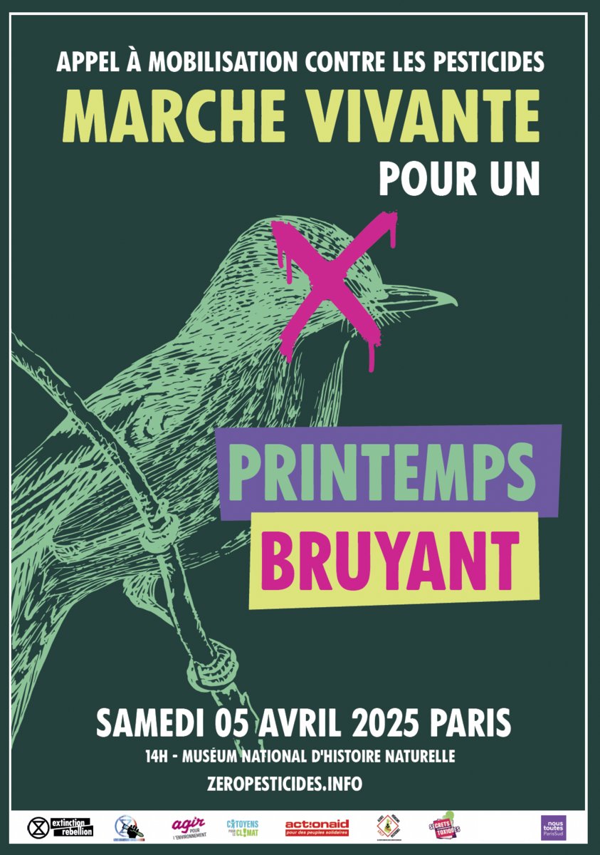 Appel à la mobilisation de la communauté médicale contre les pesticides – Marche du 5 avril 2025
santeplanetaire.org/appel-a-la-mob…