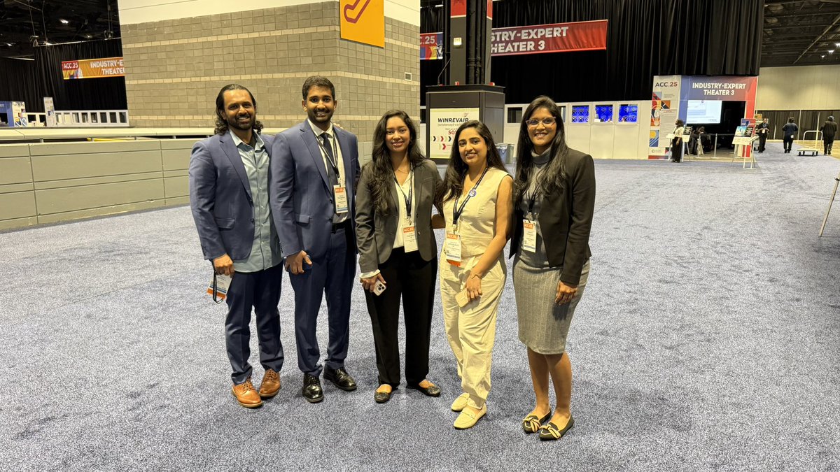 Closing out an unforgettable #ACC2025! From thought-provoking sessions to reconnecting with mentors, seniors, and colleagues—and meeting future collaborators—this week was all about growth, inspiration, and community

Grateful for the connections, conversations, and cardiology