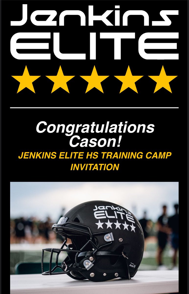 Cason Hall (@casonhall2029) on Twitter photo Thanks for the invite <a href="/jenkins_elite/">Jenkins Elite</a> π₯ Canβt wait to be there!
<a href="/RecruitMustang/">Mustang Football Recruiting</a> <a href="/1BroncoFootball/">Mustang Football</a> <a href="/CoachLeeBlank/">Lee Blankenship</a> <a href="/ChandlerRhodes/">Chandler Rhodes</a> <a href="/coachmac_/">Cody McDaniel</a> @TheCoachStrick <a href="/dmiller40/">Coach Miller</a> Thanks for the invite <a href="/jenkins_elite/">Jenkins Elite</a> π₯ Canβt wait to be there!
<a href="/RecruitMustang/">Mustang Football Recruiting</a> <a href="/1BroncoFootball/">Mustang Football</a> <a href="/CoachLeeBlank/">Lee Blankenship</a> <a href="/ChandlerRhodes/">Chandler Rhodes</a> <a href="/coachmac_/">Cody McDaniel</a> @TheCoachStrick <a href="/dmiller40/">Coach Miller</a>