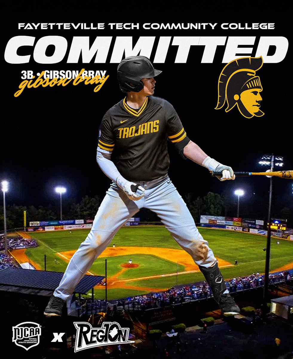 Excited to announce that I will be furthering my athletic and educational career at FTCC. First I would like to thank God for giving me the opportunity to continue playing the game. I also would like to thank my parents and coaches for helping me get to where I am today! 💛🖤