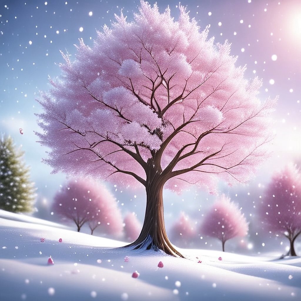 ShiozawaHiroyuk's tweet image. 今日はこの春最後の冷え込みだそうで、こんな雪を期待してましたが雨でしたね。
イラストはApple IntelligenceのImage Playgroundで生成したもの。
プロンプト「満開の桜に降り積もる雪」
スタイル「アニメ」

#AppleIntelligence
#ImagePlayground