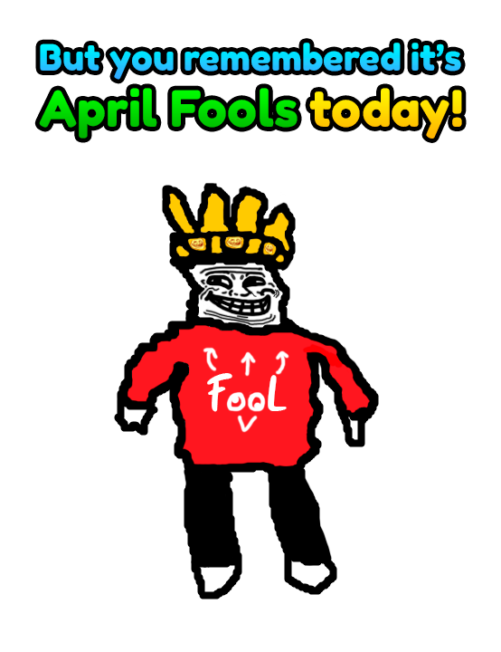 SashaPromin's tweet photo. Silly day! :D #AprilFoolsDay https://t.co/fWm63AYC2Z