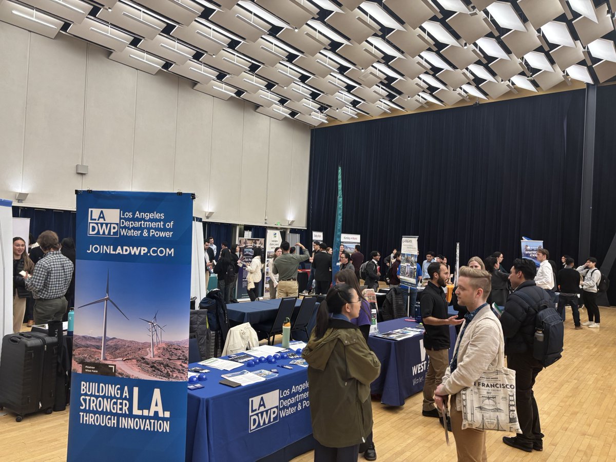CEE Berkeley (@berkeleycee) on Twitter photo The Spring 2025 Civil and Environmental Engineering Career Fair, hosted by the Berkeley chapter of <a href="/ASCETweets/">ASCE Headquarters</a>, was a great success!
Check out our news item to learn more: bit.ly/41LwfYR.
<a href="/Cal_Engineer/">Berkeley Engineering</a> The Spring 2025 Civil and Environmental Engineering Career Fair, hosted by the Berkeley chapter of <a href="/ASCETweets/">ASCE Headquarters</a>, was a great success!
Check out our news item to learn more: bit.ly/41LwfYR.
<a href="/Cal_Engineer/">Berkeley Engineering</a>