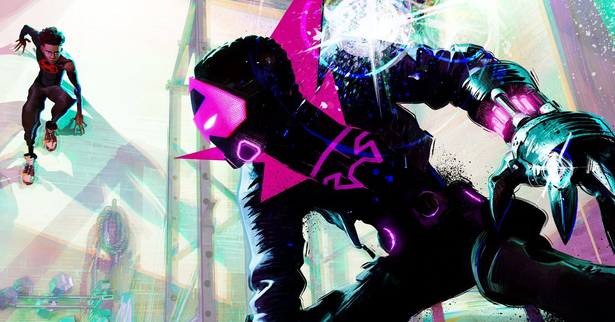 NejireeKun's tweet photo. WE WILL BE THERE!!! THIS LOOKS SO SICK! #SpiderVerse https://t.co/vfdAHGTUM1