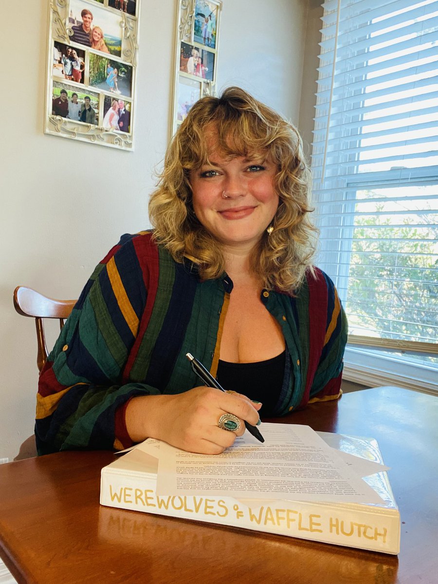 Proud to announce that I am officially AGENTED! You’re looking at Movable Type Management’s newest client! I’m so excited to work with Ginger Hutchinson and get Werewolves of Waffle Hutch out on submission! 🎉🎉🎉