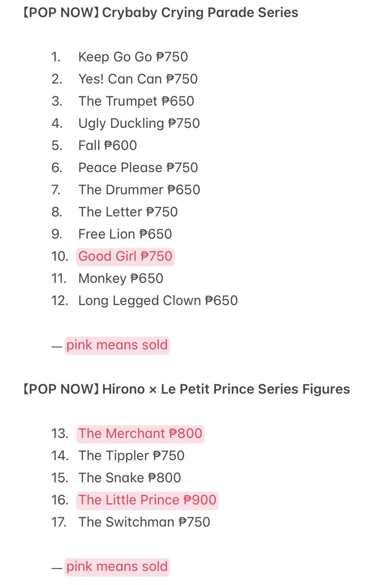 shinryvna's tweet photo. for sale wts lfb wts hirono crybaby ‼️

all sealed foil and box except crybaby powerpuff girls (open bottom, sealed foil). purchased from website popmart !

📍 cavite 
💸 mop: gcash payo 
🚗 shipping via j&amp;t or sdd via lalamove (buyer must shoulder the fee) https://t.co/ZAE3hUMLtg
