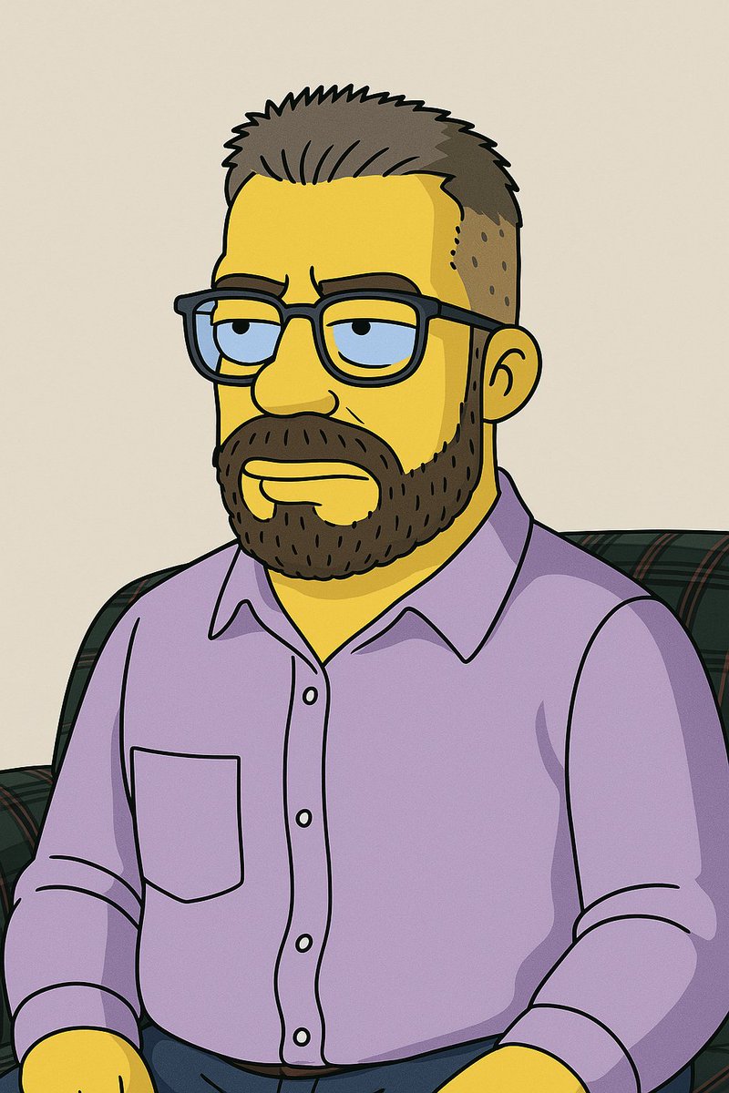 Esta foto al estilo The Simpsons