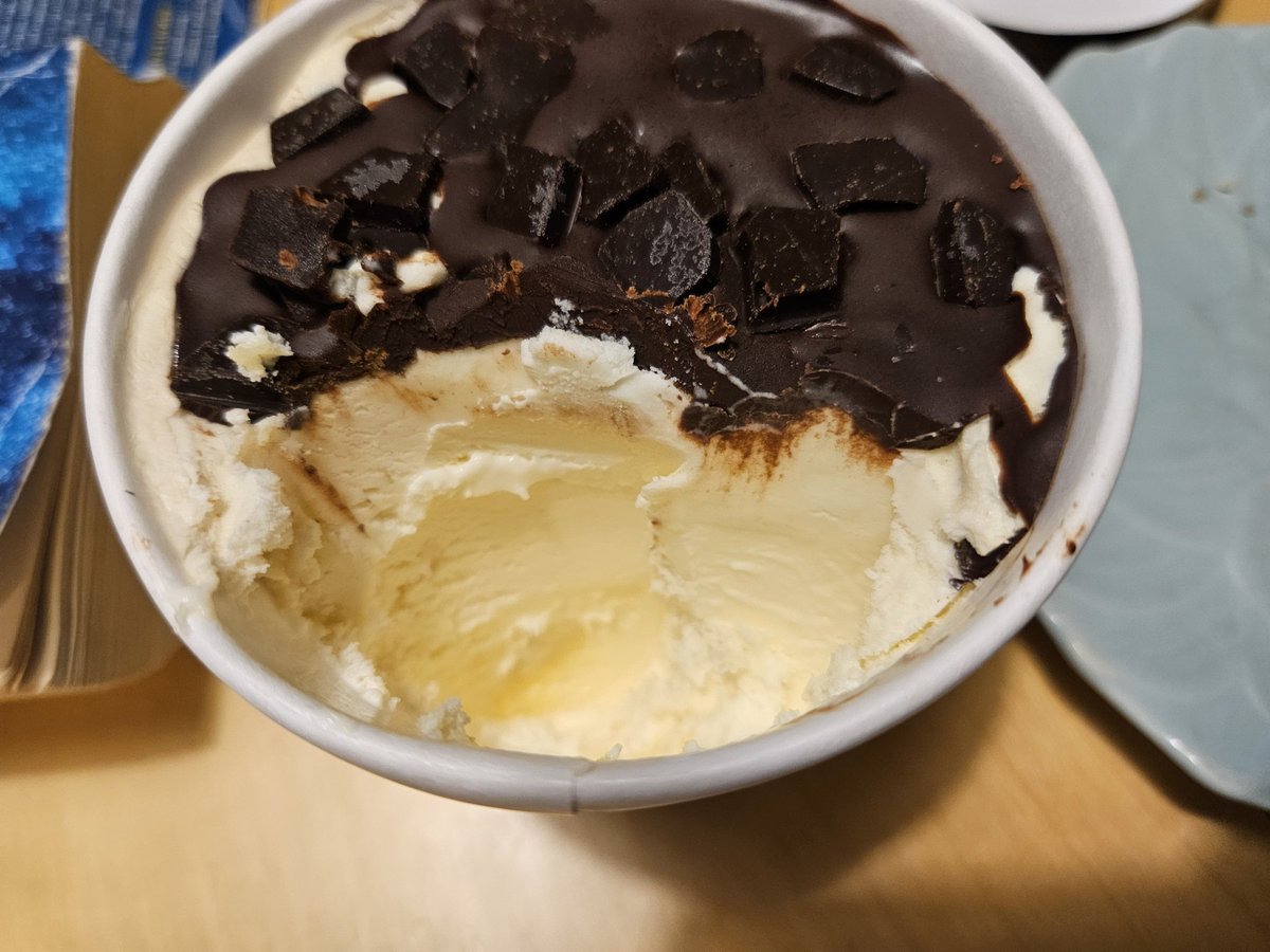 SKDigitalStrat's tweet photo. @benandjerrys question! Is Tiramisu supposed to look like this? https://t.co/KdTg14Lxcv