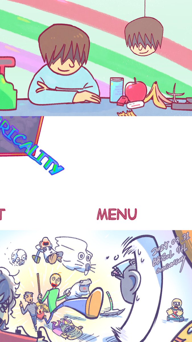 Hyangs9Notebook's tweet image. #BaldisBasics🎂

7⃣주년!