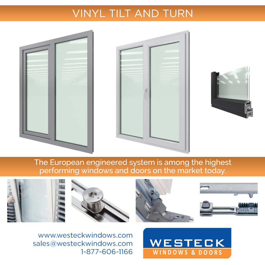 Westeck_Windows's tweet image. The Westeck Vinyl Tilt and Turn window series offers a commercial grade residential window and door system that is ideally suited for modern architecture. 
#tiltandturnwindows #vinylwindows #energyefficiency #qualitywindows #windowmanufacturer #sustainablebuilding #customhomes