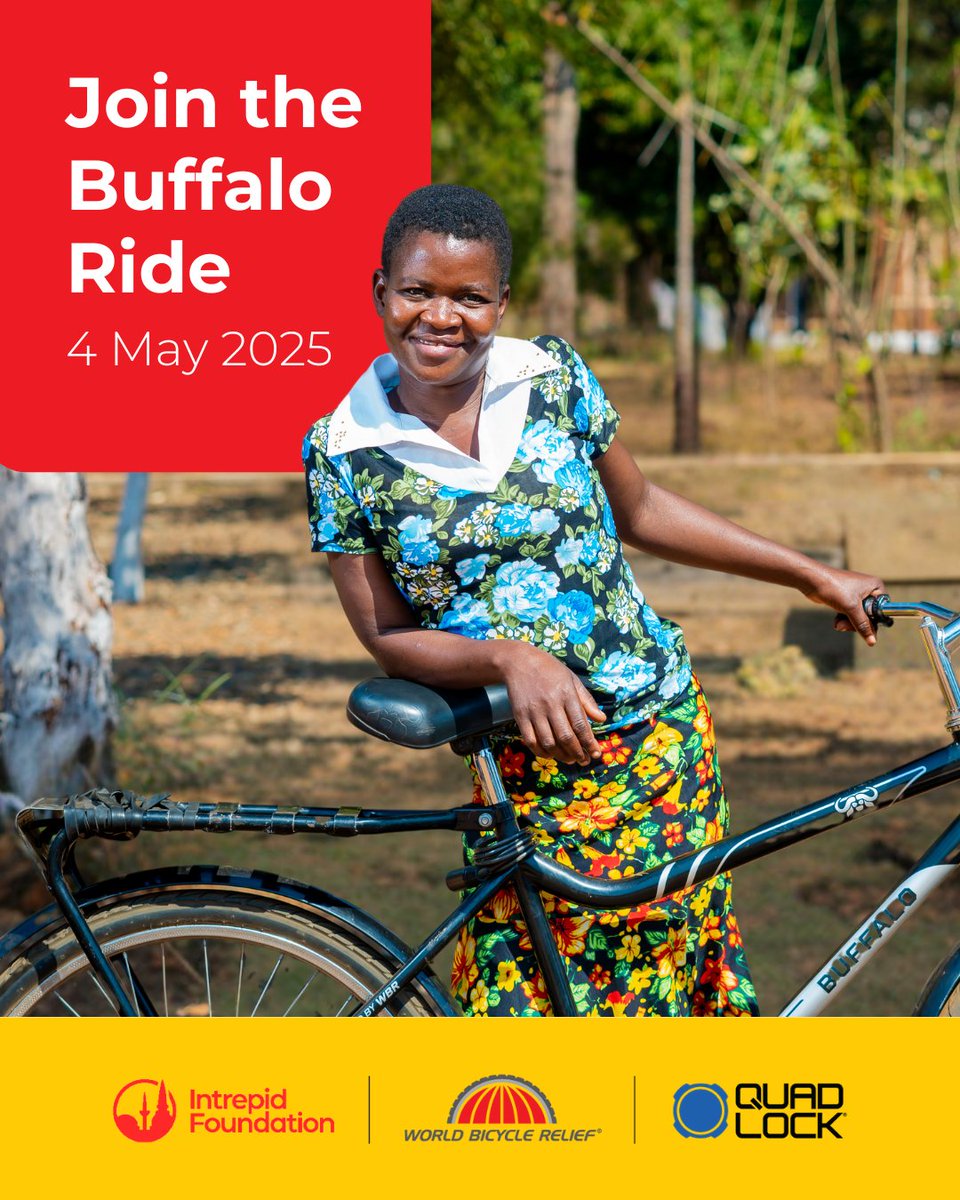 WBR_Australia's tweet image. Eliza in #Malawi is bringing vital healthcare to rural families—now in half the time, thanks to her #BuffaloBicycle! Join us, the @IntrepidFdn and @QuadLockCase on the #BuffaloRide and help more women gain the freedom to move. 
💙 → buffaloride.org 

#PedalToEmpower