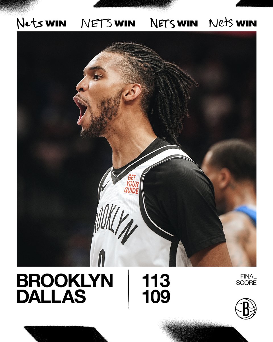 BrooklynNets's tweet photo. hard fought dub 😤 https://t.co/cUz6sbMLvf