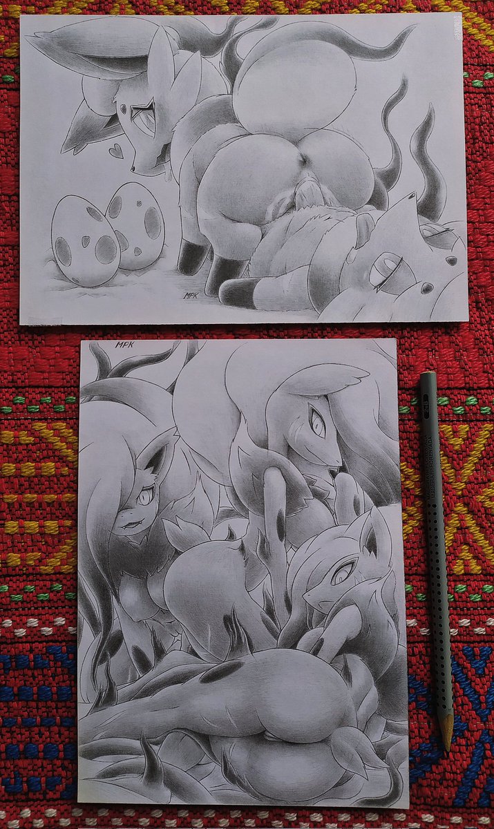 recovering practices. The past in Hisui wasn't so sad after all
#hisui_zoroark #hisui_zorua #Pokemon #Pencildrawing