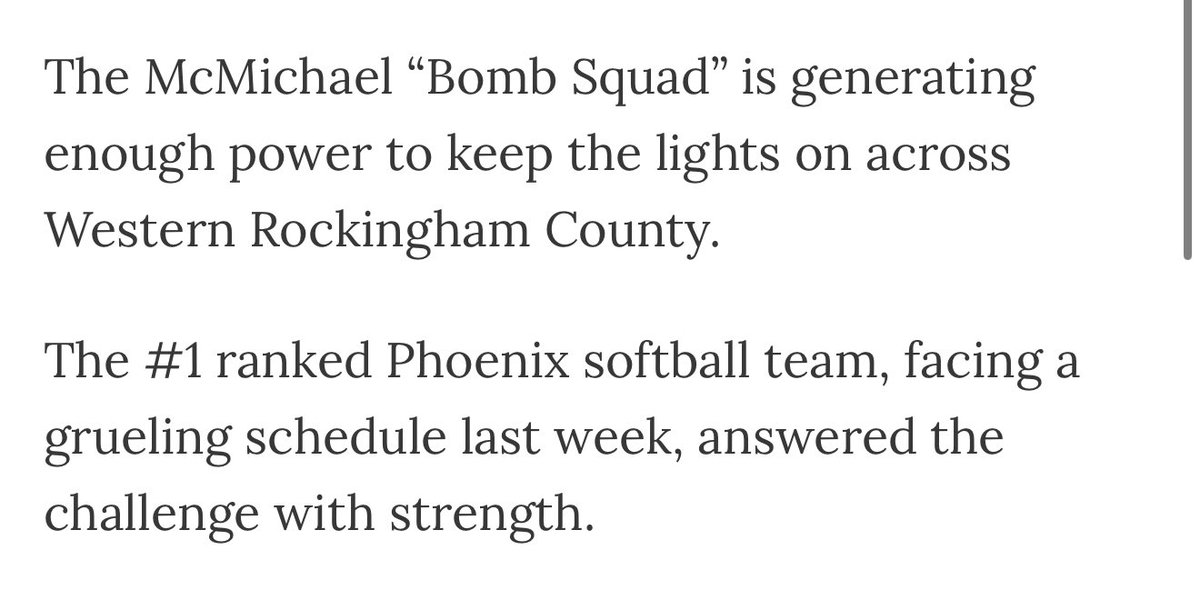 EllieSouthern27's tweet photo. Look at the RoCoRadios full story on our McMichael “Bomb Squad”!! I’m so blessed to play with this amazing group of girls, we work through everything together on and off the field and show up when it counts most!! #GoPheonix
@elitedeaton @JoeDexterMedia https://t.co/Uj3YgsMb3X https://t.co/Ep3W32qOCS