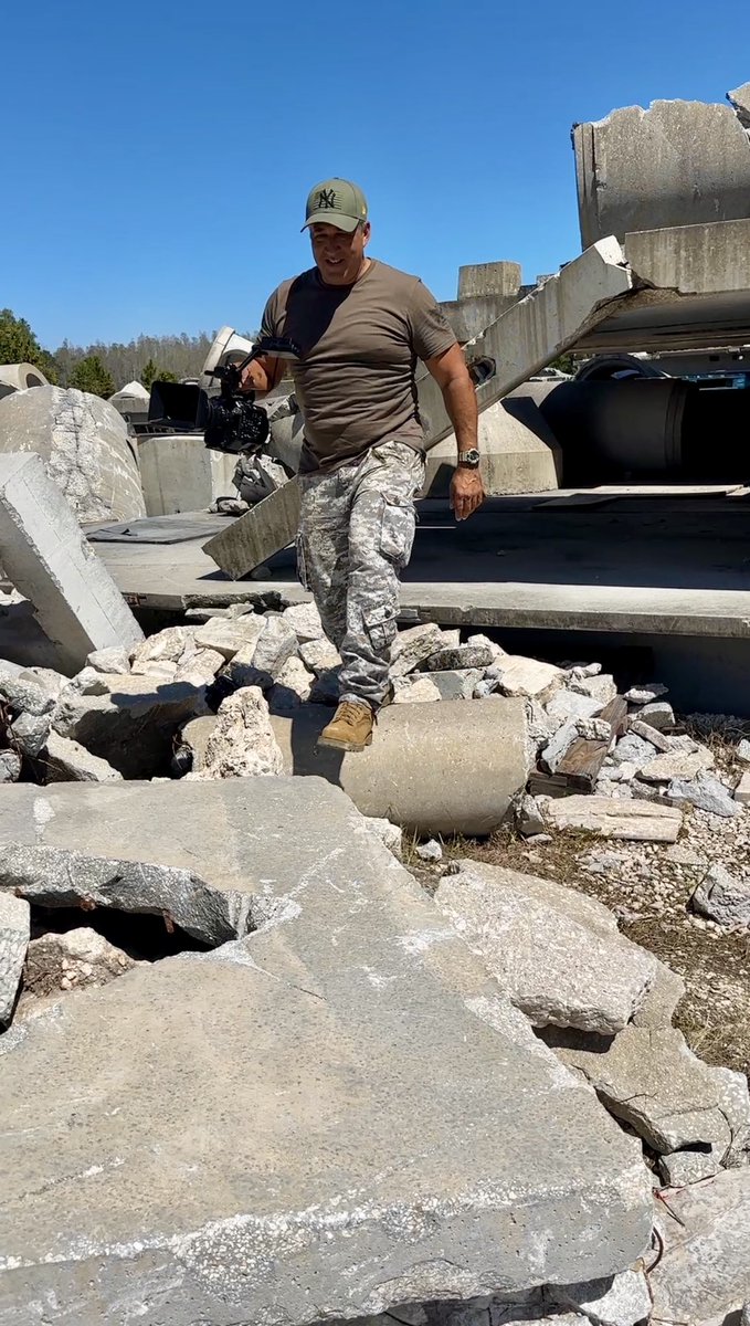 En una producción de un video de seguridad.