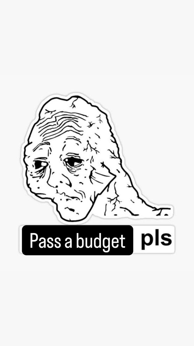 SOMEONE pass a budget please