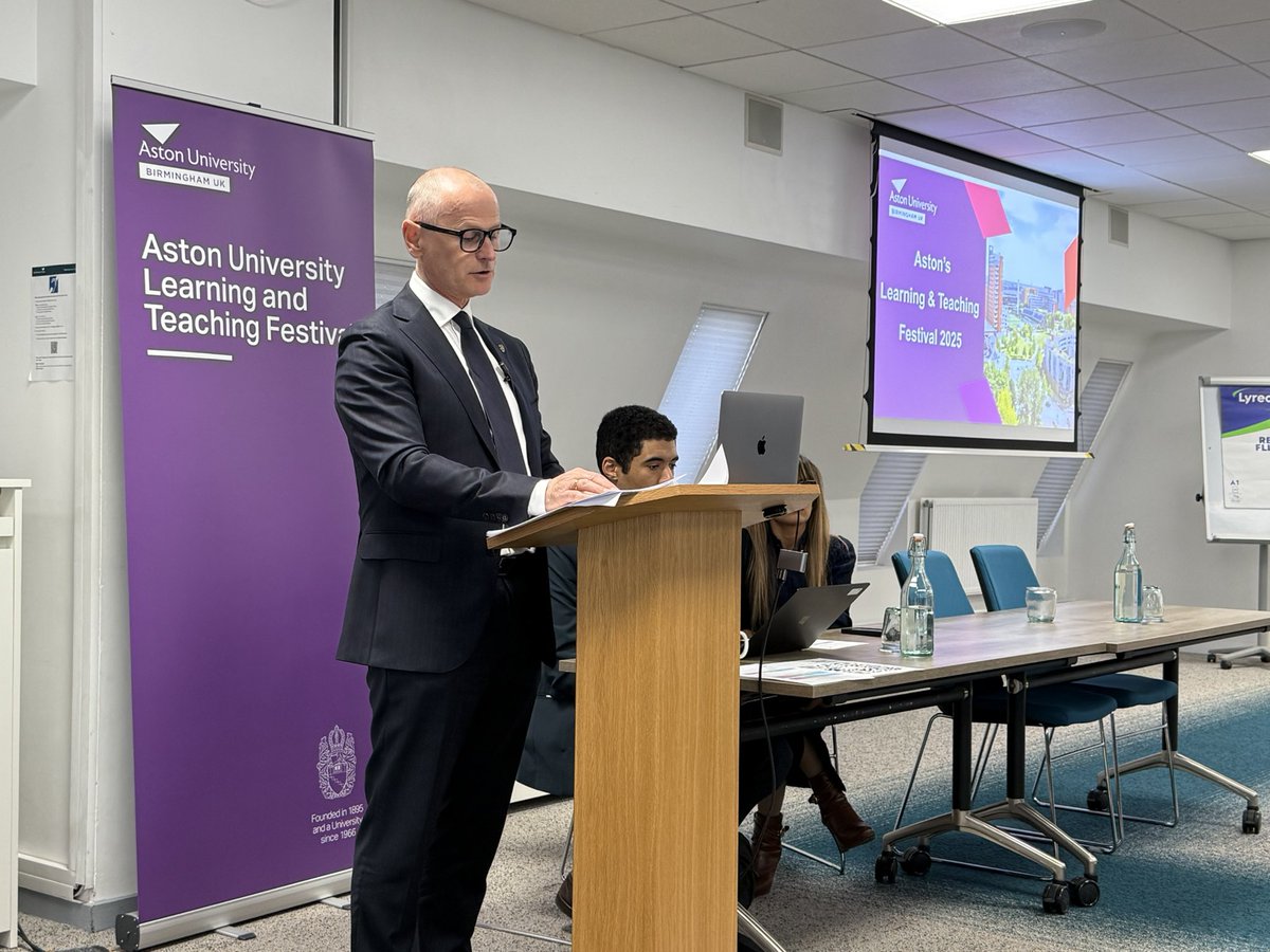 Professor Osama Khan (@osamasmkhan) on Twitter photo The Vice-Chancellor of <a href="/AstonUniversity/">Aston University</a> University, <a href="/ProfAleksSubic/">Prof. Aleks Subic</a>, opening the first Aston University Learning and Teaching Festival, celebrating what we do best, inclusive, entrepnerial and transformational education for all.
Here is the programme: qci.qr-code.click/uploads/pdf/17… The Vice-Chancellor of <a href="/AstonUniversity/">Aston University</a> University, <a href="/ProfAleksSubic/">Prof. Aleks Subic</a>, opening the first Aston University Learning and Teaching Festival, celebrating what we do best, inclusive, entrepnerial and transformational education for all.
Here is the programme: qci.qr-code.click/uploads/pdf/17…