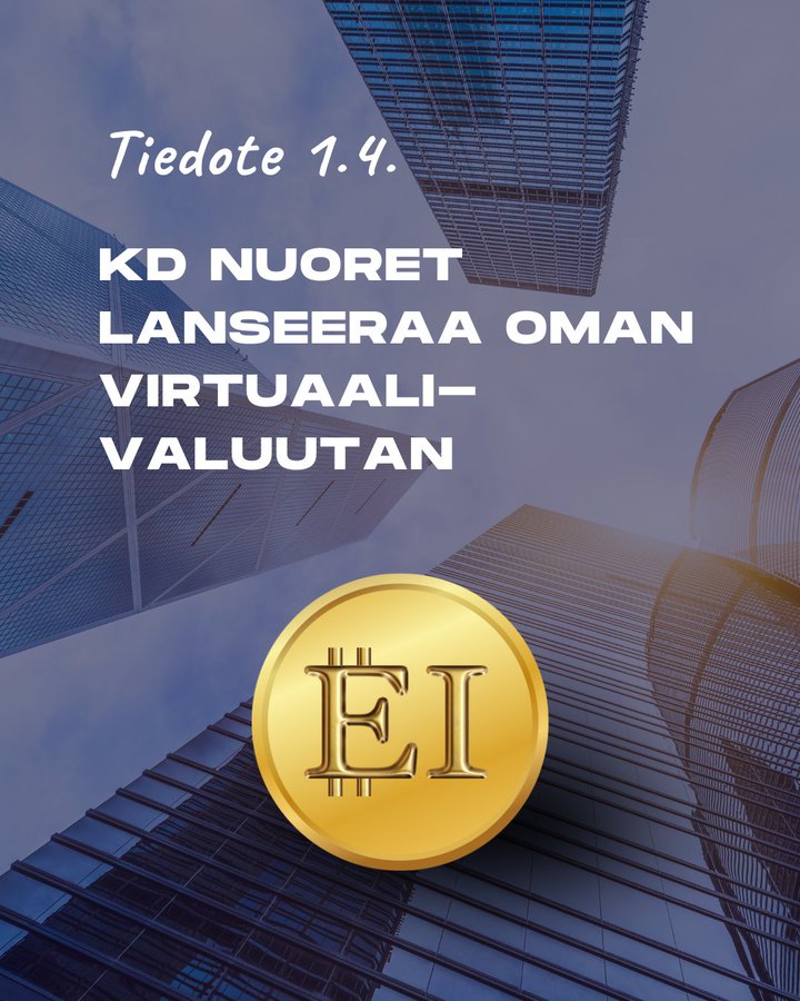 No nyt tuli ihan puun takaa. <a href="/KDNuoret/">KD Nuoret</a> kertoo lanseeraaneensa oman virtuaalivaluutan Päivicoin ($EI). Ovat ottaneet mallia Yhdysvaltain presidentiltä. Jos minulta kysytään, suosittelenko tätä, niin vastaukseni on: EI