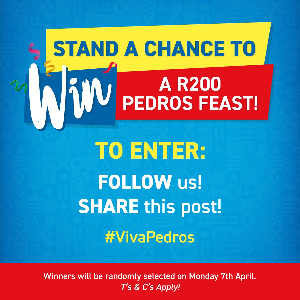 OPENING 04th April!
#VivaPedros